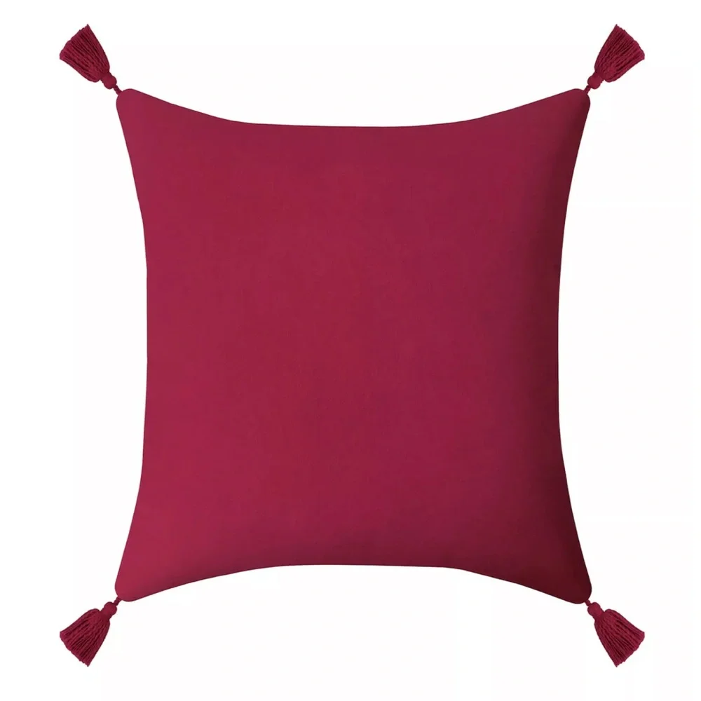Valentine's Day Decorative Pillow - Red and White.